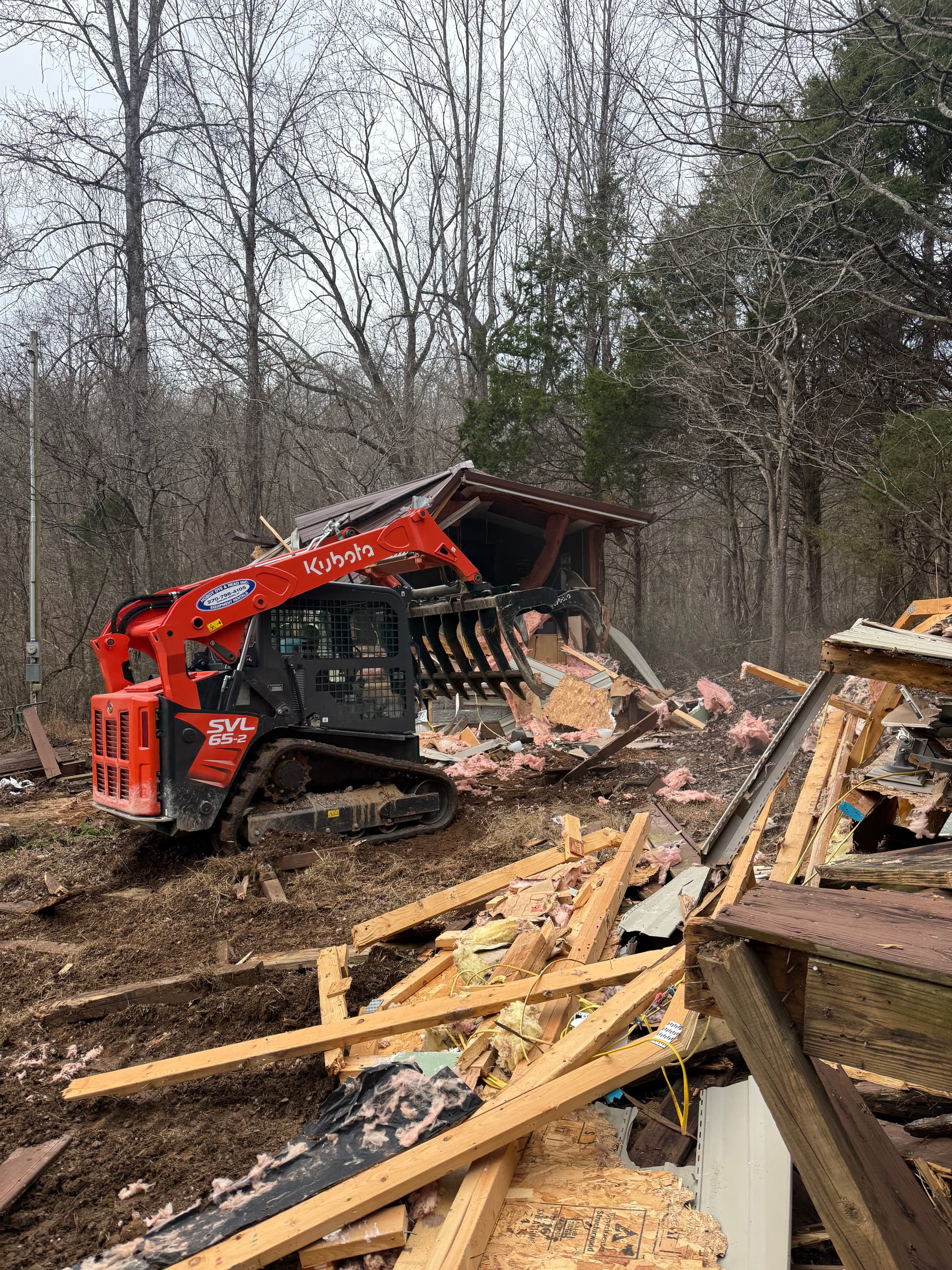 Gallery photos for Efficient Demolition on Hunting Land in Bowling Green: Image #1